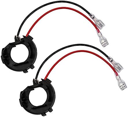 Senzeal H7 LED Headlight Bulb Retainers Holder Adapter Socket for Golf 7, New Touran(D06)