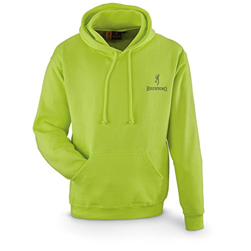 Browning Men's Flash Hoodie, Safety Green, 2XL