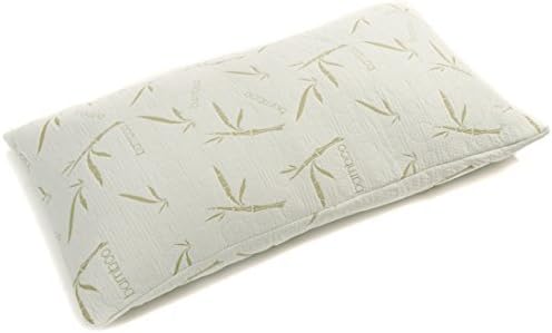 HIO Sleep Shredded Memory Foam Pillow with Bamboo Cover, Cervical Pillow, King Size, 1-Pack