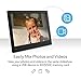NIX Advance 10 Inch USB Digital Photo Frame - HD IPS Display, Auto-Rotate, Motion Sensor, Remote Control - Mix Photos and Videos in The Same Slideshow