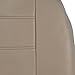 Motor Trend Premium Leatherette Car Seat Covers - Beige PU Leather
