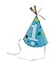 Boy First Birthday Decorations - 1st Birthday - Burlap Highchair Banner and Felt Hat Pack Multi Color