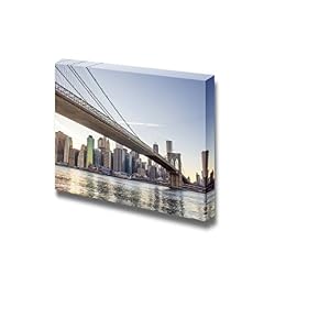 Architectural Detail of Brooklyn Bridge in New York...