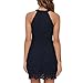 Womens Halter Lace Dresses for Special Occasions, Black, Medium