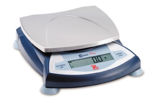 Ohaus SP6001 Scout Pro Portable Balances, 6000g Capacity, 0.1g Readability