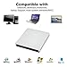 MMUSC External Dvd CD USB 3.0 Burner Writer Drive Player High Speed Data Transfer for Laptop/Desktop/Macbook/Mac OS/Windows10/8