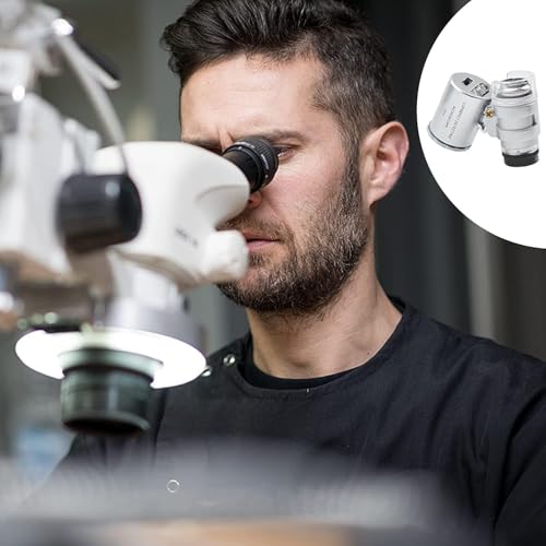 Professional Diamond Tester Pen, High Accuracy Jewelry Diamond Tester, Electronic Diamond Gem Tester and Tester Pen 60X Magnifying Glasses Tool Kit for Novice Expert (Diamond Tester Pen)