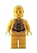 Star Wars Lego Minifigure C3PO C-3PO (Pearl Gold Classic Version)