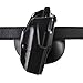 Model 6378 ALS Paddle Holster, Fits Glock 19/23 with Light, Right Hand, Plain Black Finish