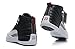 Air Jordan 12 generation of black and white silver clasp