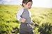 Burt's Bees Baby Baby Boys' Long Sleeve Organic Bodysuit & Cuff Pant, Heather Grey, 0-3 Months