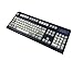 Unicomp Ultra Classic Model M US APL Black Buckling Spring 104 Key USB Keyboard