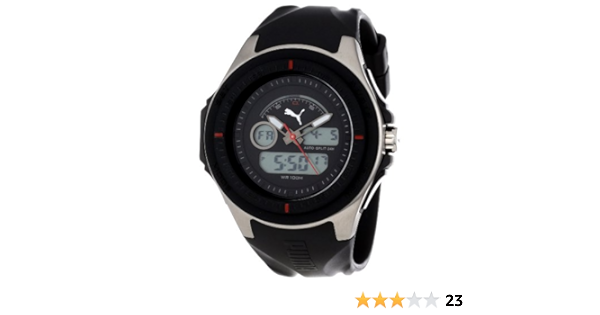 reloj puma negro digital