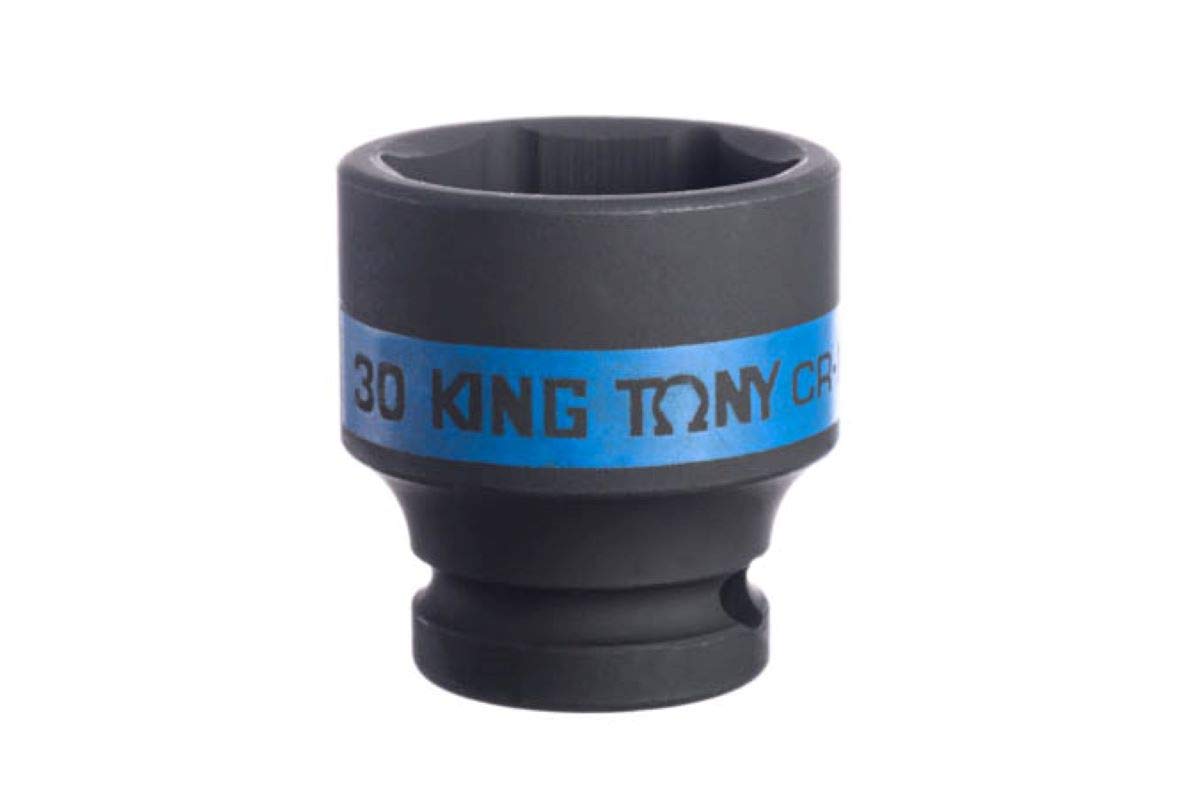 KING TONY 453530M Socket De Impacto 1/2" 30mm for DIYers & Professionals, Built for Repair and Installation tasks, 30mm