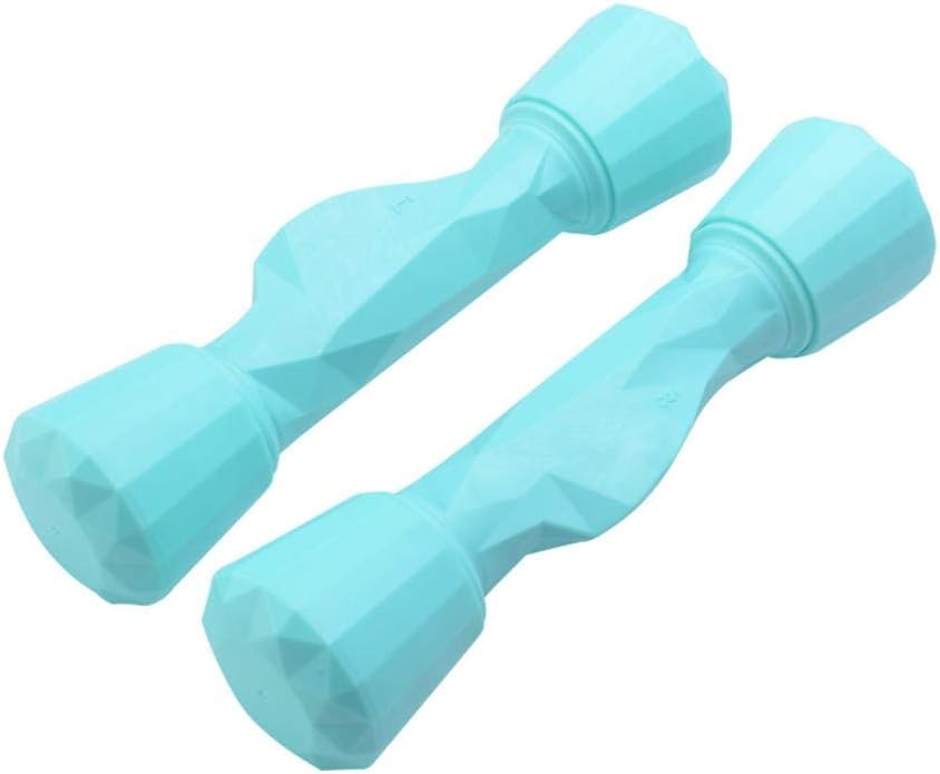 Dacyflower Aerobics Dumbbell, Adjustable Dumbbells with Non-Slip Grips, Yoga Fitness Equipment for Women, Internal Steel Weight, 1 Pair of Dumbbells