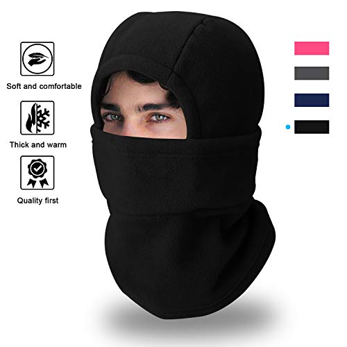 Gackoko Balaclava Ski Mask-Plus Velvet Keep Warm Tactical Hood-Mask Neck Lengthen