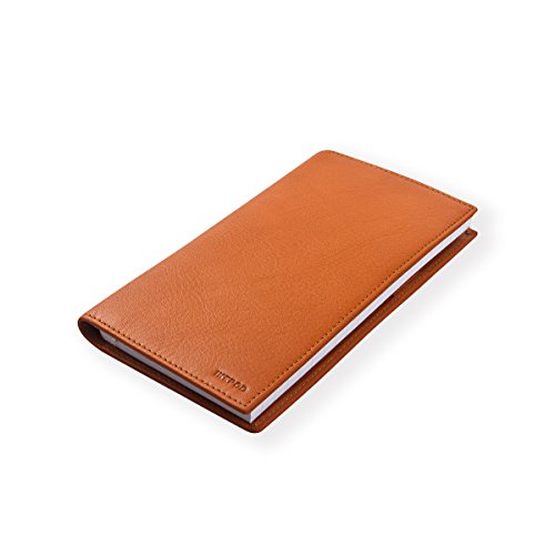 Ikepod Deluxe Checkbook Cover with free Divider [ Italy Made // Top Leather ] Both for Men and Women [RFID Blocking and Free 1pc Divider ] (Tan) - Thumbnail 4