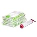 Smart-Packup Travel Space Saver Bags - 10 Vacuum Storage Bags with Hand Pump
