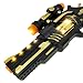 Cool Kids Toys Guns for Boys,Girls Revolver Pistol Lights Sounds Cyber Steampunk