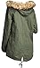 ViiViiKay Womens Cotton Anorak Lightweight Utility Parka Jackets with Drawstring