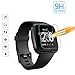 AKWOX [4 Pack] Compatible with for Fitbit Versa Tempered Glass Screen Protector, [0.3mm 2.5D High Definition] Screen Protector for Fitbit Versa [9H Hardness] [Crystal Clear] [Scratch Resist]