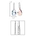 EleQueen 925 Sterling Silver CZ Teardrop Shepherd Hook Dangle Earrings Iridescent Aurora Borealis AB