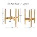 Plant Stand Indoor Mid Century, Bamboo Plant Pot Holder, Adjustable Width 8″ up to 12″, Modern Home Gardern Decor (Planter Not Included)thumb 1