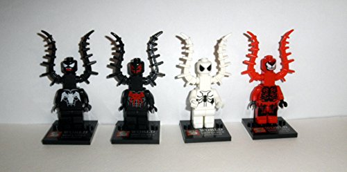 Set of 7 "Spiderman, Venom, Anti-venom,Carnage, Spidey ...