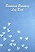 Diamond Painting Log Book: [Deluxe Edition with Space for Photos] Crystal Blue Diamonds Design by Diamond Dot Notebooks