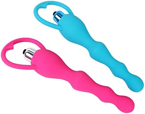 2like 10 Speed Vibrating Anal Beads Waterproof Safe Silicone Anal Butt Plug Adult Toy Anal Plug Masturbation Adult Sex Products Vibrator