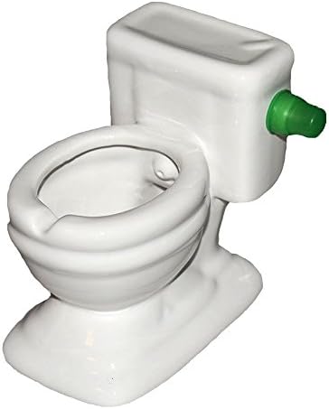 FlueFlue Custom Creative Ashtray Personality Trend Cute flush Toilet Send boyfriend Husband Birthday Gift Special Practical (green)