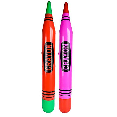 2 Kicko+Inflatable+Neon+Crayons+Activities