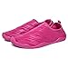 AMAWEI Men Women Water Shoes Barefoot Quick Dry Beach Swim Shoes Sports Aqua Socks for Pool Surf Yoga Sailing Boating Walking Pool Aerobics (40, Rose Red)