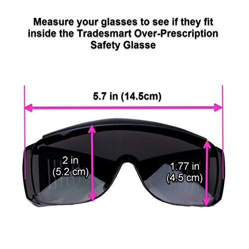 TRADESMART Large Over Prescription Glasses and Ear Plugs Ear and Eye