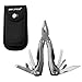 Gelindo Premium Pocket Multitool With Sheath, Knife, Pliers, Saw & More (Grey)