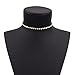 Geerier Charming Gold Disc Choker Necklace Coin Choker