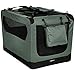 Amazon Basics Folding Portable Soft Pet Dog Crate Carrier Kennel, 36 x 24 x 24 inches, Grey
