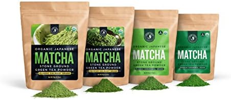 Jade Leaf - Organic Japanese Matcha Green Tea Powder Sample Set