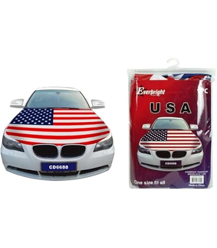 Amazon.com: Car Flag Hood Cover for American National Flag - 2026