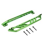 Atomik RC Traxxas X-Maxx Alloy Nerf Bar Chassis - 2pcs, Green TRX 7723