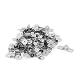 uxcell M8 Stainless Steel Tube Pipe Strap Tension Clip Clamps 50pcs