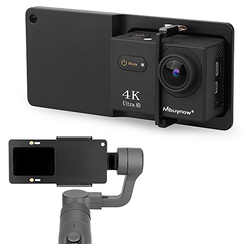 GoPro Adapter Mount Handheld Gimbal Adapter Mount Mounting Bracket Adapter Mount Holder Stabilizer for GoPro Hero 6/5/4/3 +, Yi, SJCAM