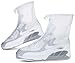 Waterproof Shoe Covers | Reusable, Slip Resistant | Rain Shoe Covers | Cycling, Outdoor Over Shoes | Rubber Galoshes for Men Women Kids (Size XL: Sole length 11.5 inch, 29.5 cm)