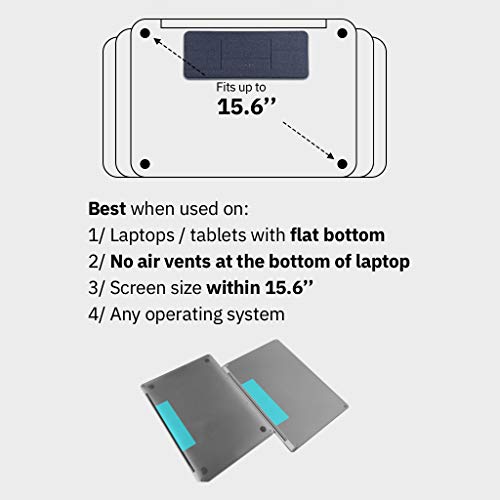 MOFT Mini Invisible Laptop Stand, Anti-Slide Portable and Ultra-Light Stand for MacBook, Air, Pro, Tablets and Laptops ( Space Grey)