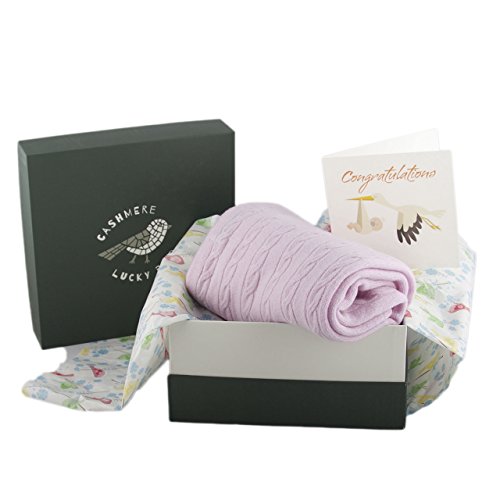 Lucky Bird Cashmere Baby Blanket