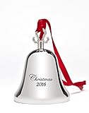 Klikel 2016 Christmas Holiday Call Bell Tree Ornament Decoration With Red Tie Ribbon 3rd Annual 2016 Engraved