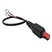 YZ Battery Adapter Cable Compatible with Anderson Powerpole,Power Supply Cable to Insulated Battery Rings Quick Disconnect Plug(Compatible with Anderson Connector Powerpole 14AWG)
