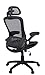 AmazonBasics - Adjustable High-Back Mesh Chair with Flip-Up Arms and Head Rest - Black