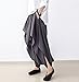 Yesno P05 Women Loose Baggy Harem Skirt Pants Culottes 100% Cotton Low Crotch Elastic Waist