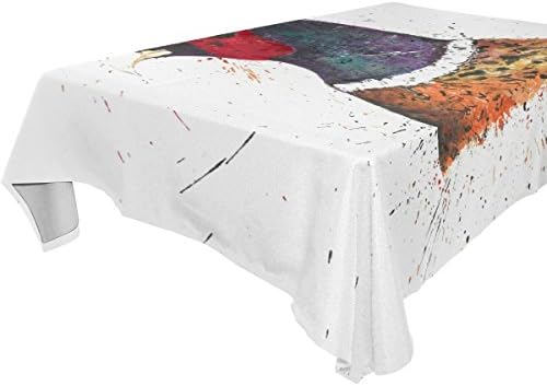BYouLockX Bird Pattern Rectangle Tablecloth 90x120(in)